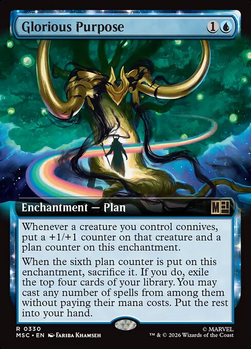 MTG Glorious Purpose MSC 330 Extended Art Nonfoil
