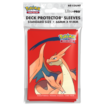Pokémon Mega Charizard X Sleeves by Ultra PRO