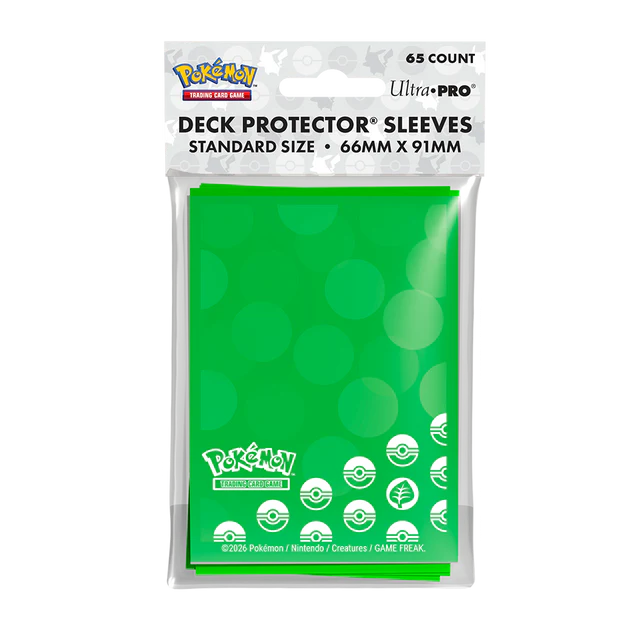 ULTRA PRO Pokémon - Deck Protector Sleeves 65ct Grass Type