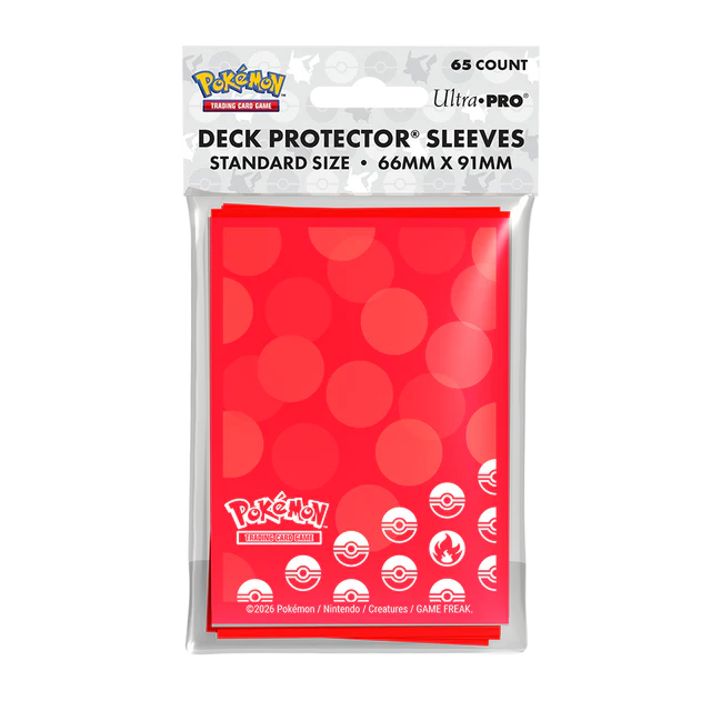 ULTRA PRO Pokémon - Deck Protector Sleeves 65ct Fire Type