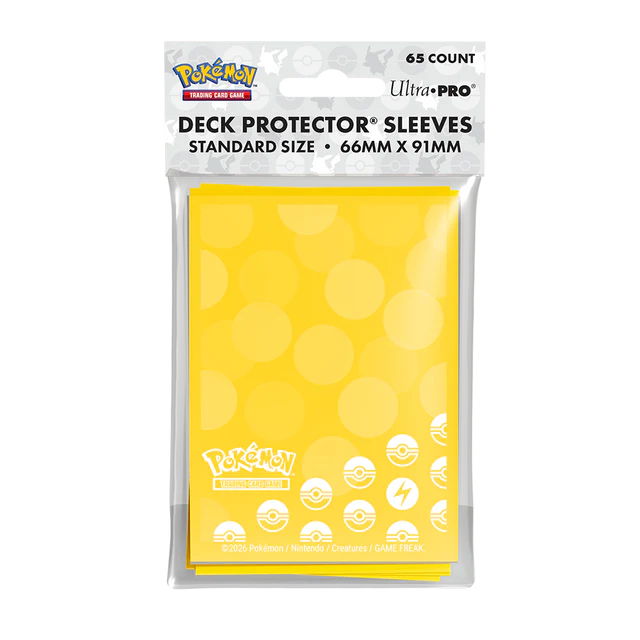 ULTRA PRO Pokémon - Deck Protector Sleeves 65ct Lightning Type