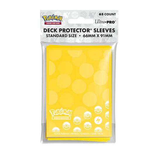 ULTRA PRO Pokémon - Deck Protector Sleeves 65ct Lightning Type