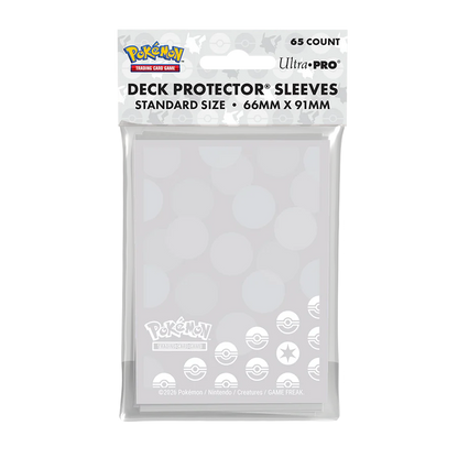 ULTRA PRO Pokémon - Deck Protector Sleeves 65ct Colorless