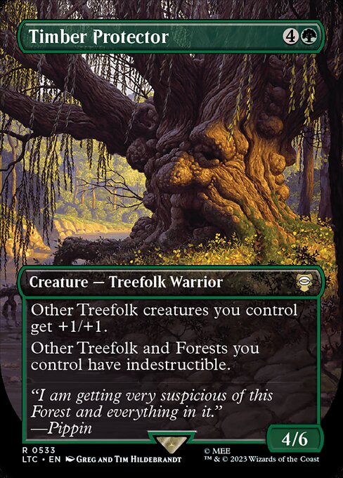 MTG Timber Protector LTC 533 Showcase Ring Nonfoil