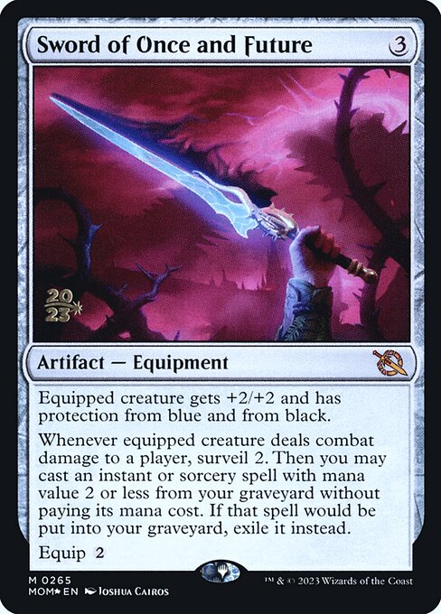 MTG Sword of Once and Future PMOM 265s Prerelease Foil