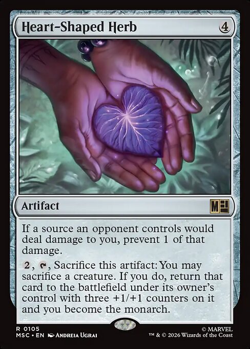 MTG Heart-Shaped Herb MSC 105 Regular Surge Foil