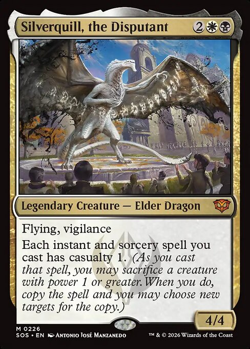 MTG Silverquill, the Disputant SOS 226 Regular Foil