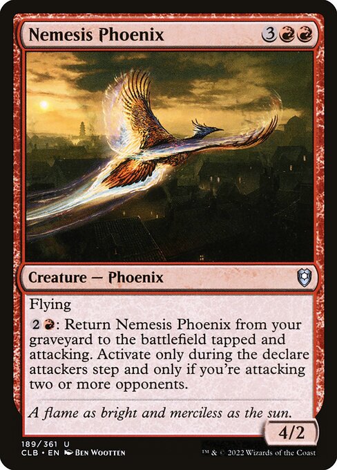MTG Nemesis Phoenix CLB 189 Regular Foil