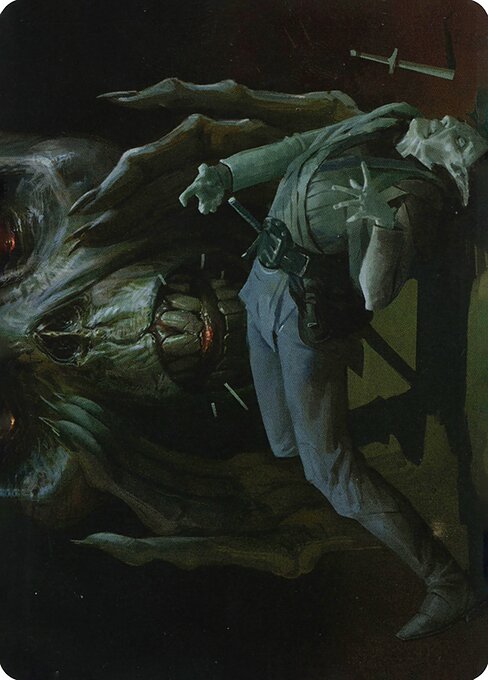 MTG Power Word Kill AAFR 035 Art Card