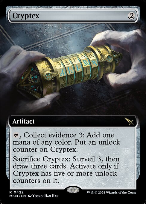 MTG Cryptex MKM 422 Extended Art Foil