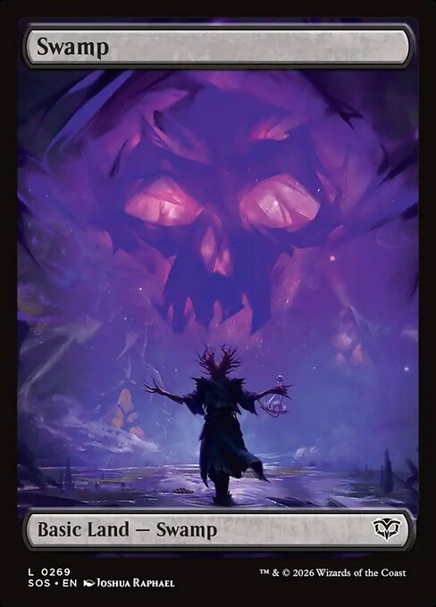 MTG Swamp SOS 269 Full Art Land Nonfoil