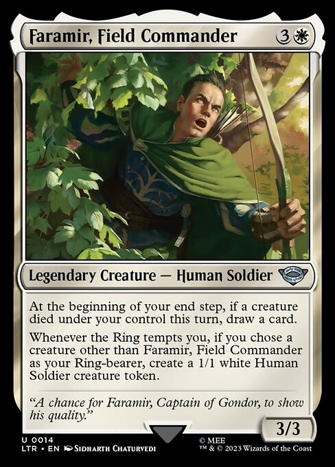 MTG Faramir, Field Commander LTR 014 Regular Foil