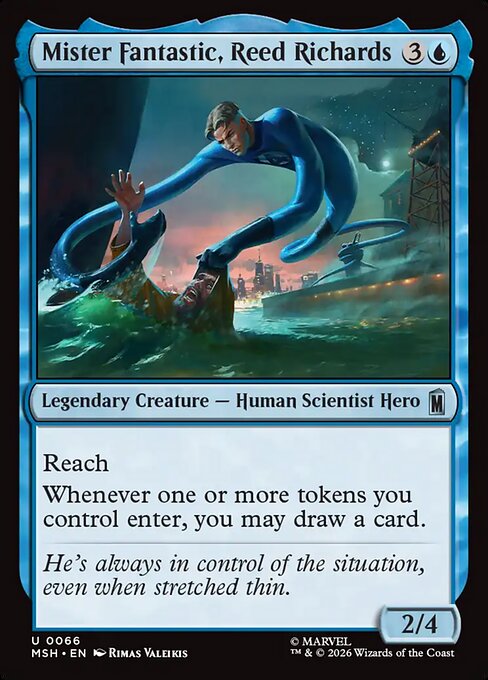 MTG Mister Fantastic, Reed Richards MSH 066 Regular Nonfoil