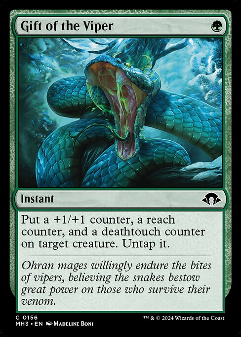 MTG Gift of the Viper MH3 156 Regular Nonfoil