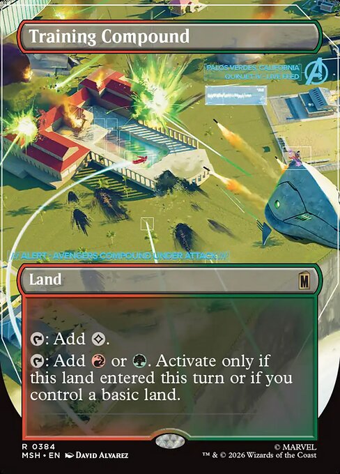 MTG Training Compound MSH 384 Borderless Land Nonfoil