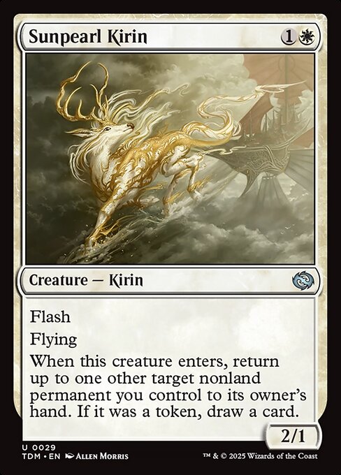 MTG Sunpearl Kirin TDM 029 Regular Nonfoil