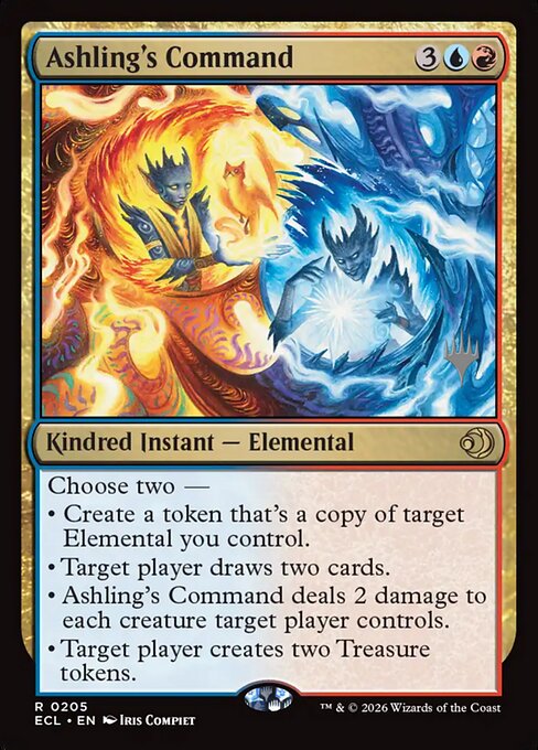 MTG Ashling's Command PECL 205p Promo Pack Foil