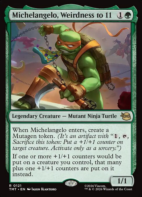MTG Michelangelo, Weirdness to 11 TMT 121 Regular Nonfoil