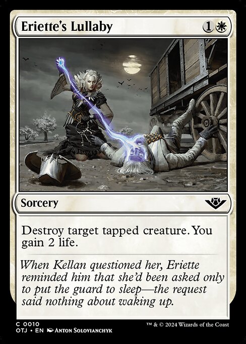 MTG Eriette's Lullaby OTJ 010 Regular Foil