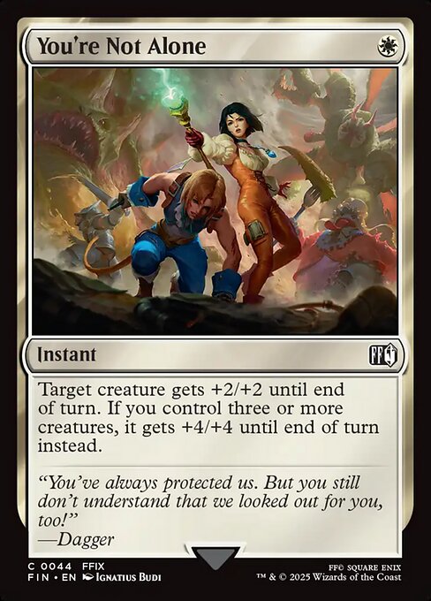 MTG You're Not Alone FIN 044 Regular Foil