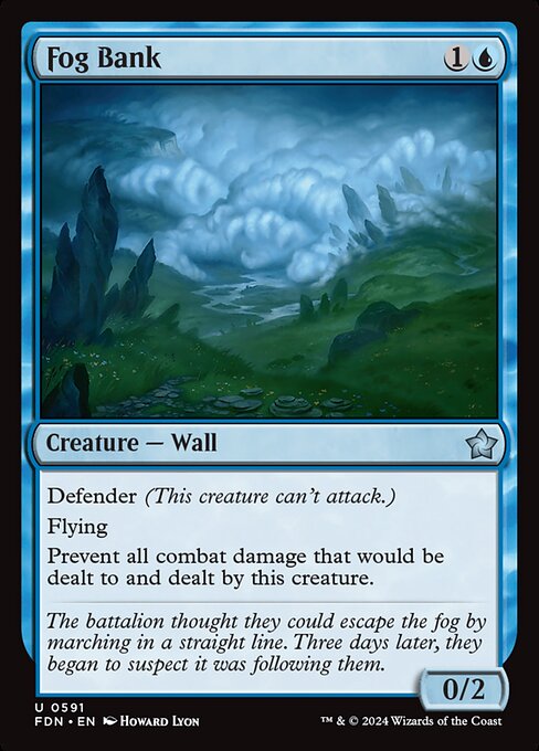 MTG Fog Bank FDN 591 Starter Collection Nonfoil