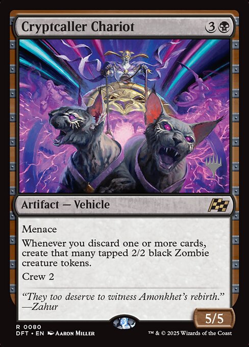 MTG Cryptcaller Chariot PDFT 080p Promo Pack Nonfoil