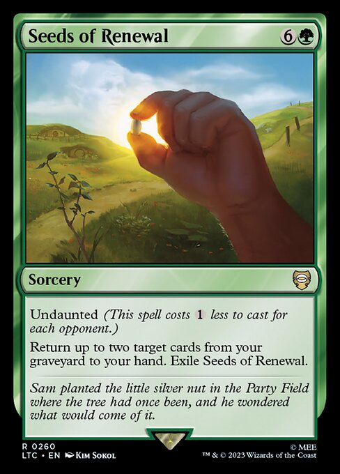 MTG Seeds of Renewal LTC 260 Alternate Art Nonfoil