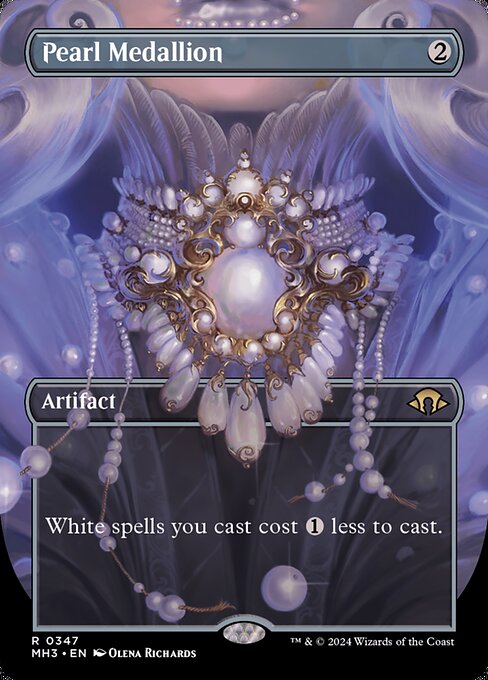 MTG Pearl Medallion MH3 347 Borderless Frame Break Nonfoil