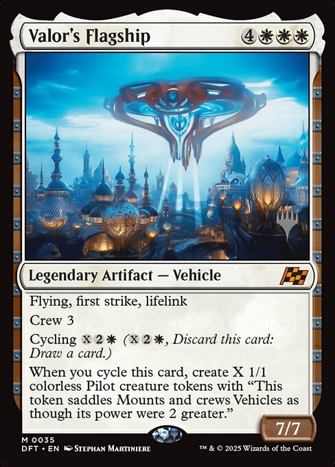 MTG Valor's Flagship PDFT 035p Promo Pack Nonfoil