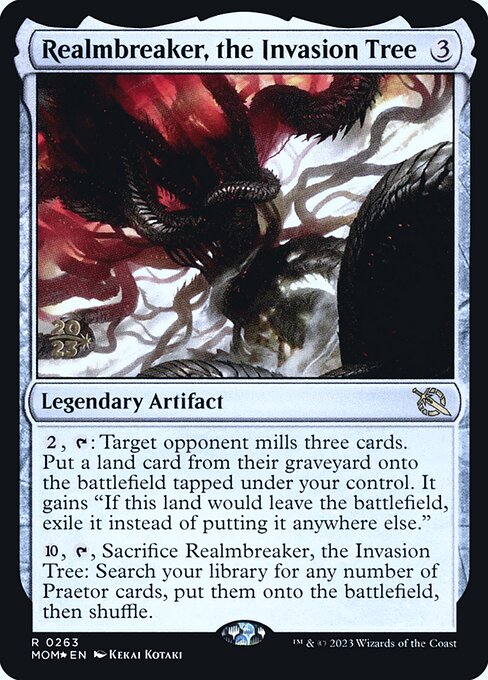 MTG Realmbreaker, the Invasion Tree PMOM 263s Prerelease Foil