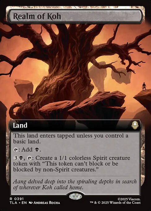 MTG Realm of Koh TLA 391 Extended Art Nonfoil