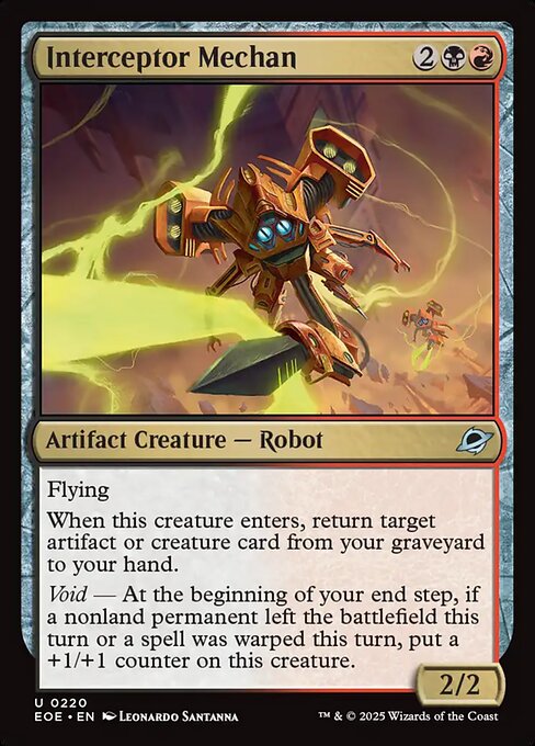 MTG Interceptor Mechan EOE 220 Regular Nonfoil