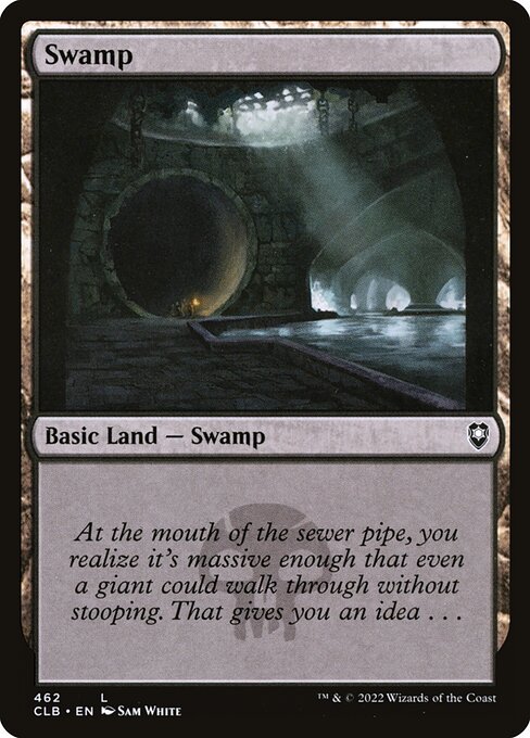 MTG Swamp CLB 462 Regular Nonfoil