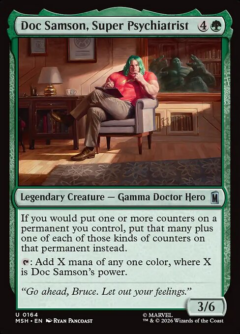 MTG Doc Samson, Super Psychiatrist MSH 164 Regular Foil