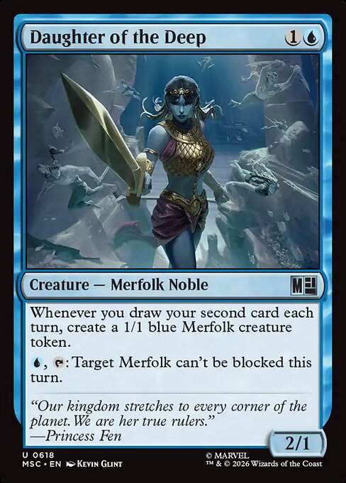 MTG Daughter of the Deep MSC 618 Regular Foil