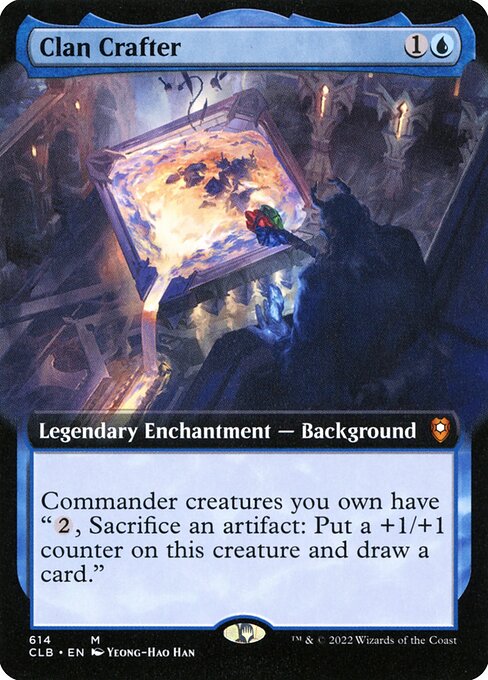MTG Clan Crafter CLB 614 Extended Art Nonfoil