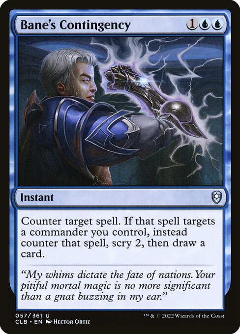 MTG Bane's Contingency CLB 057 Regular Nonfoil