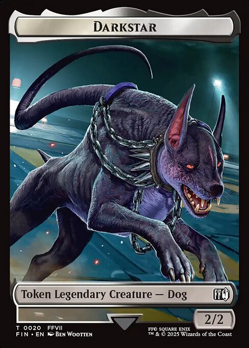 MTG Darkstar Token FIN 020 Token Foil