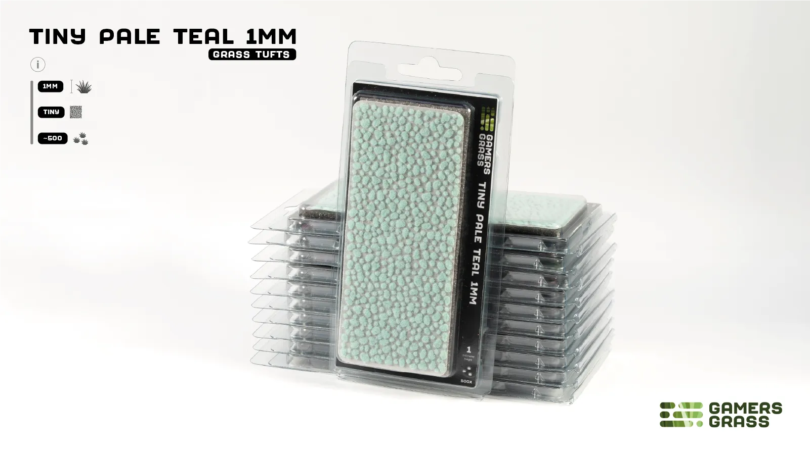 Gamers Grass Tiny Pale Teal 1mm