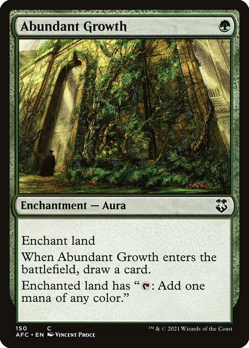 MTG Abundant Growth AFC 150 Standard Nonfoil
