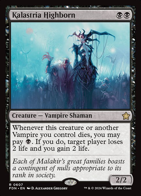 MTG Kalastria Highborn FDN 607 Starter Collection Nonfoil