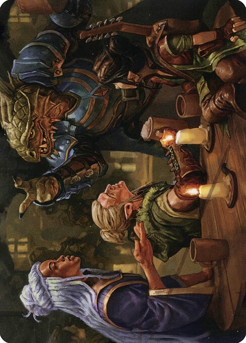 MTG You Meet in a Tavern AAFR 049 Art Card
