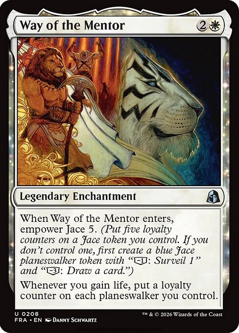 MTG Way of the Mentor FRA 208 Standard Nonfoil front