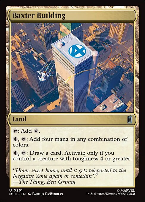MTG Baxter Building MSH 261 Regular Foil