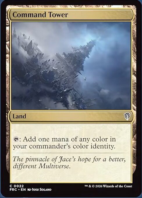 MTG Command Tower FRC 022 Standard Nonfoil front