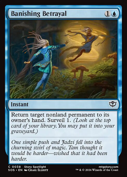 MTG Banishing Betrayal SOS 038 Regular Foil