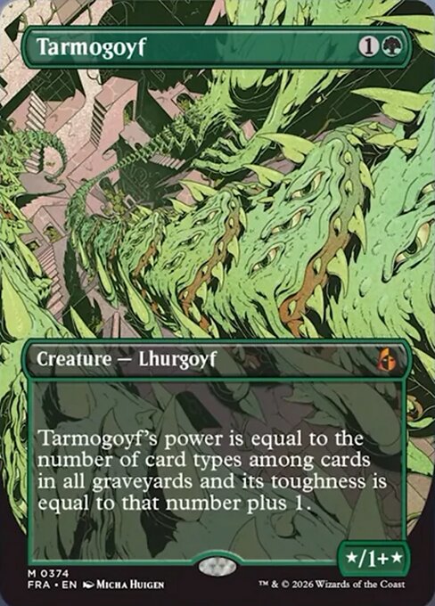 MTG Tarmogoyf FRA 374 Braintwister Series Nonfoil front