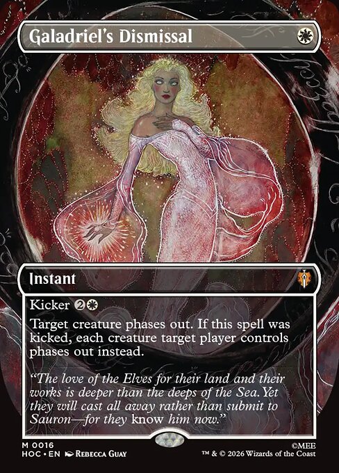 MTG Galadriel's Dismissal HOC 016 Regular Foil