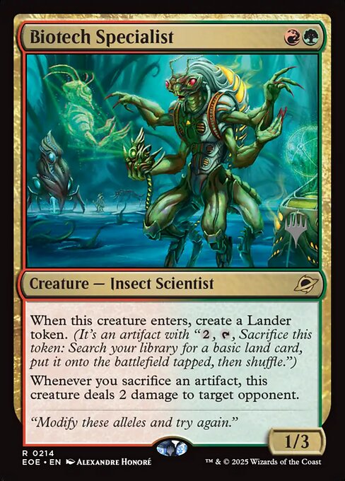 MTG Biotech Specialist PEOE 214p Promo Pack Nonfoil