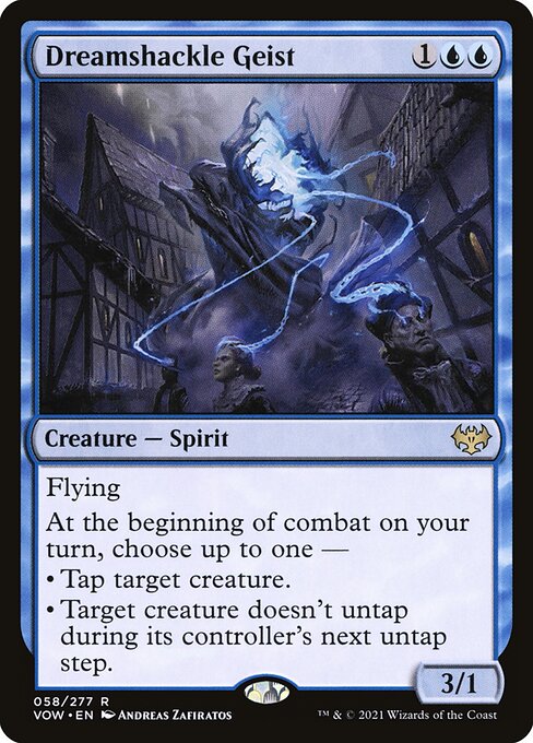 MTG Dreamshackle Geist VOW 058 Standard Foil front